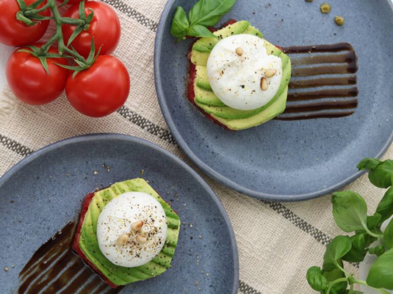 Caprese taartje – salade caprese met twist