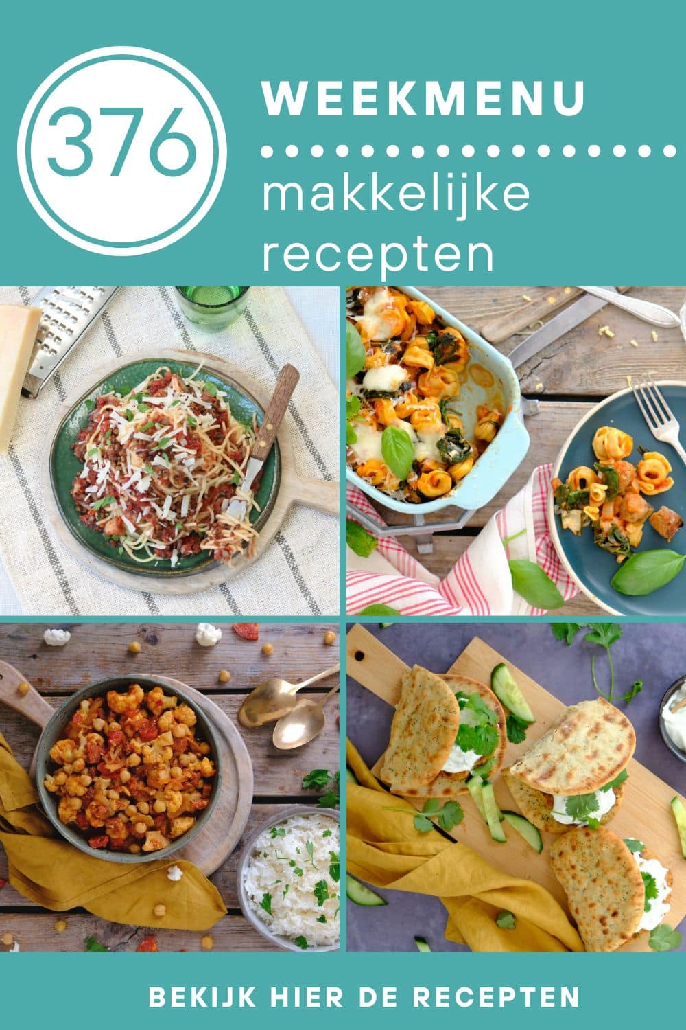 Weekmenu Idee Weekmenu makkelijke recepten 376 - Lekker eten met Linda