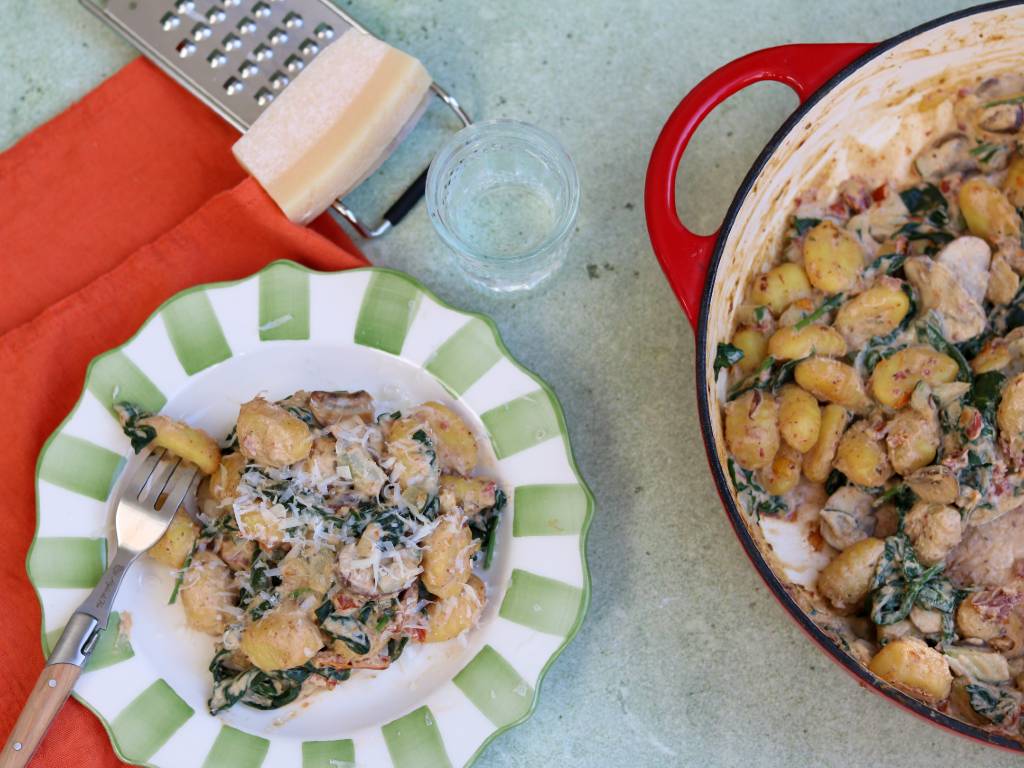 Gnocchi met spinazie