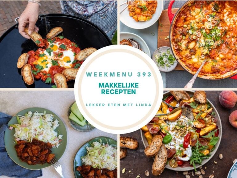 Weekmenu makkelijke recepten 393