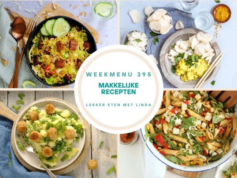 Weekmenu makkelijke recepten 395