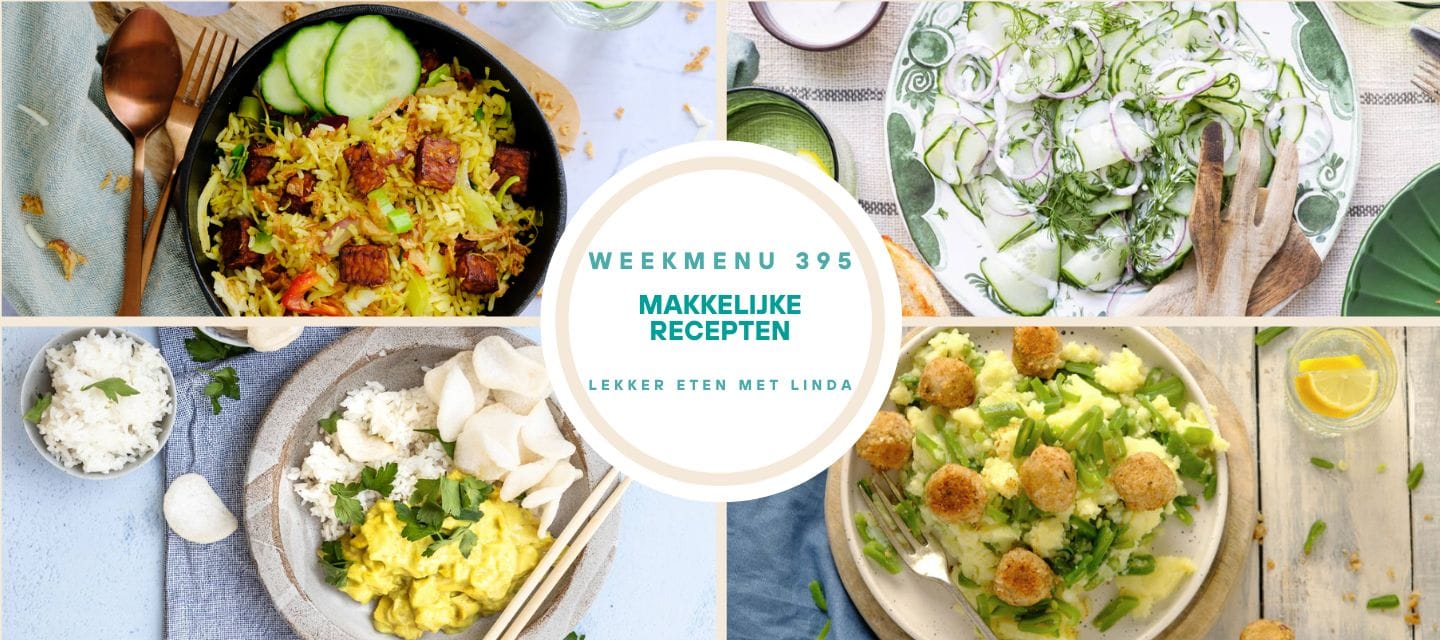 Weekmenu gezonde recepten