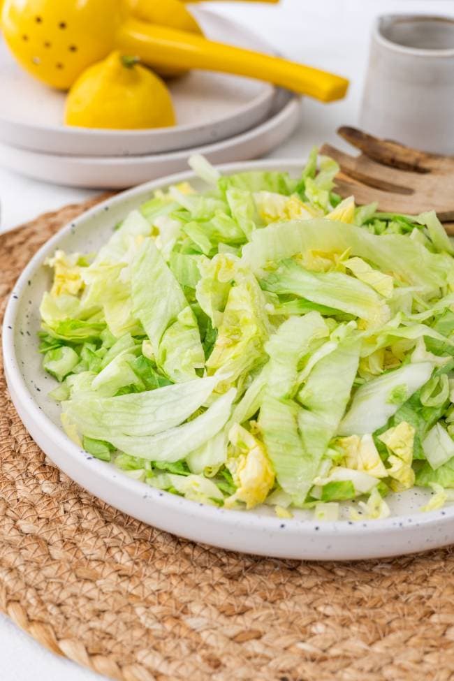 Groene salade, simpele salade