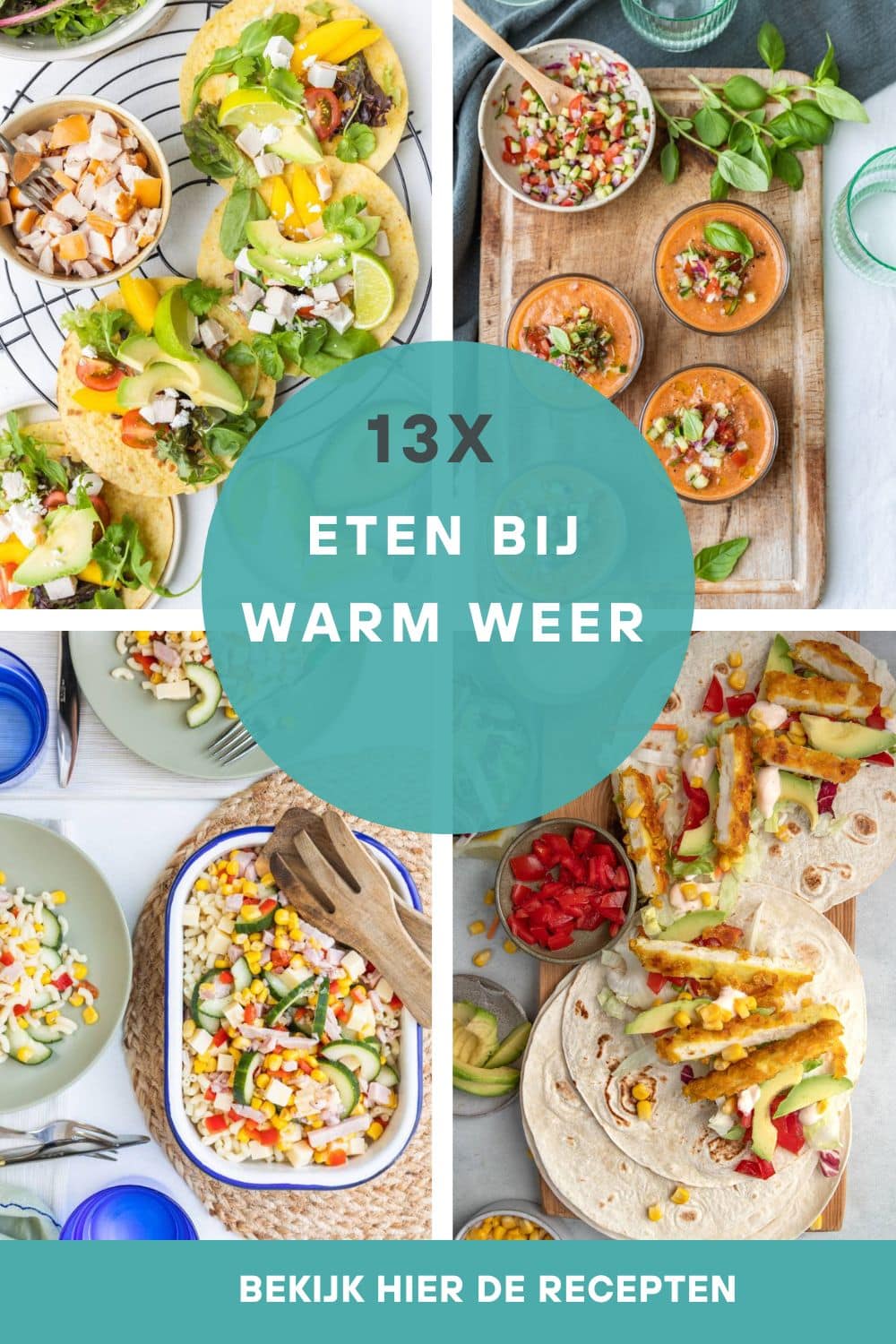 Makkelijk eten bij warm weer