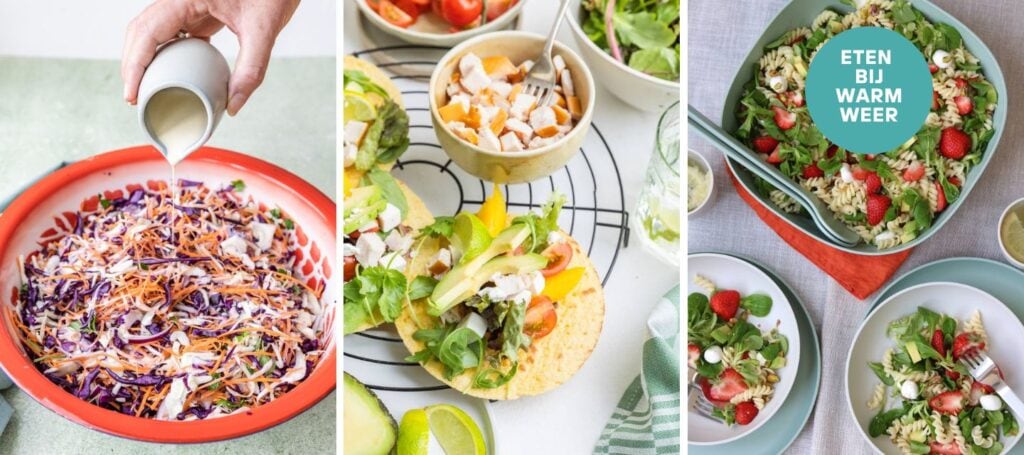 13x makkelijk eten bij warm weer - Lekker eten met Linda
