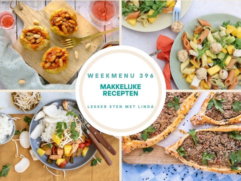 Weekmenu makkelijke recepten 396