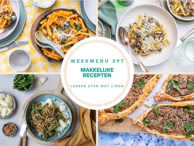 Weekmenu makkelijke recepten 397