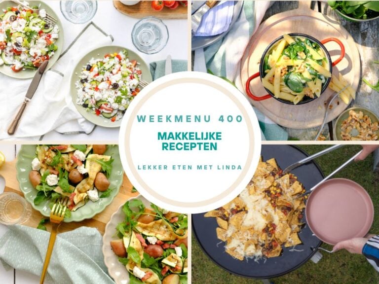 Wat eten we vandaag weekmenu