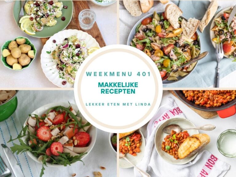 Wat eten we vandaag weekmenu