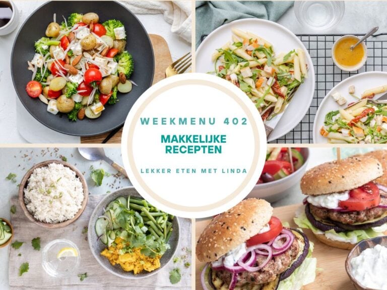 Wat eten we vandaag weekmenu