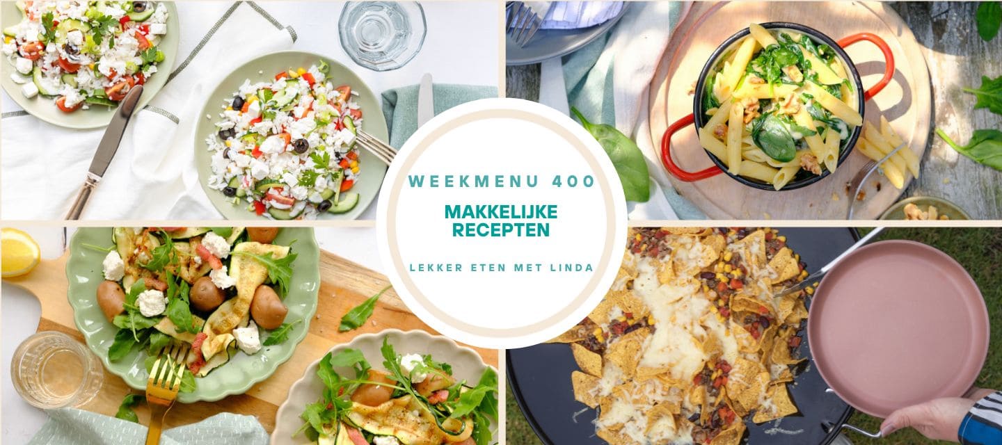 Weekmenu gezonde recepten