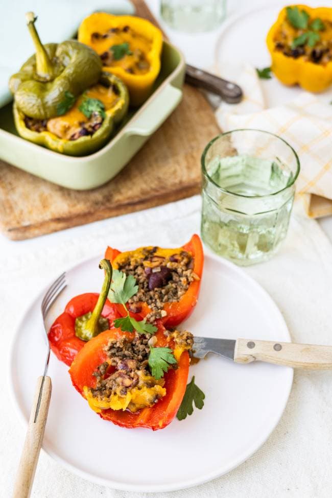 Gevulde paprika met gehakt recept