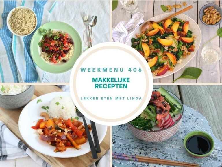 Wat eten we vandaag weekmenu