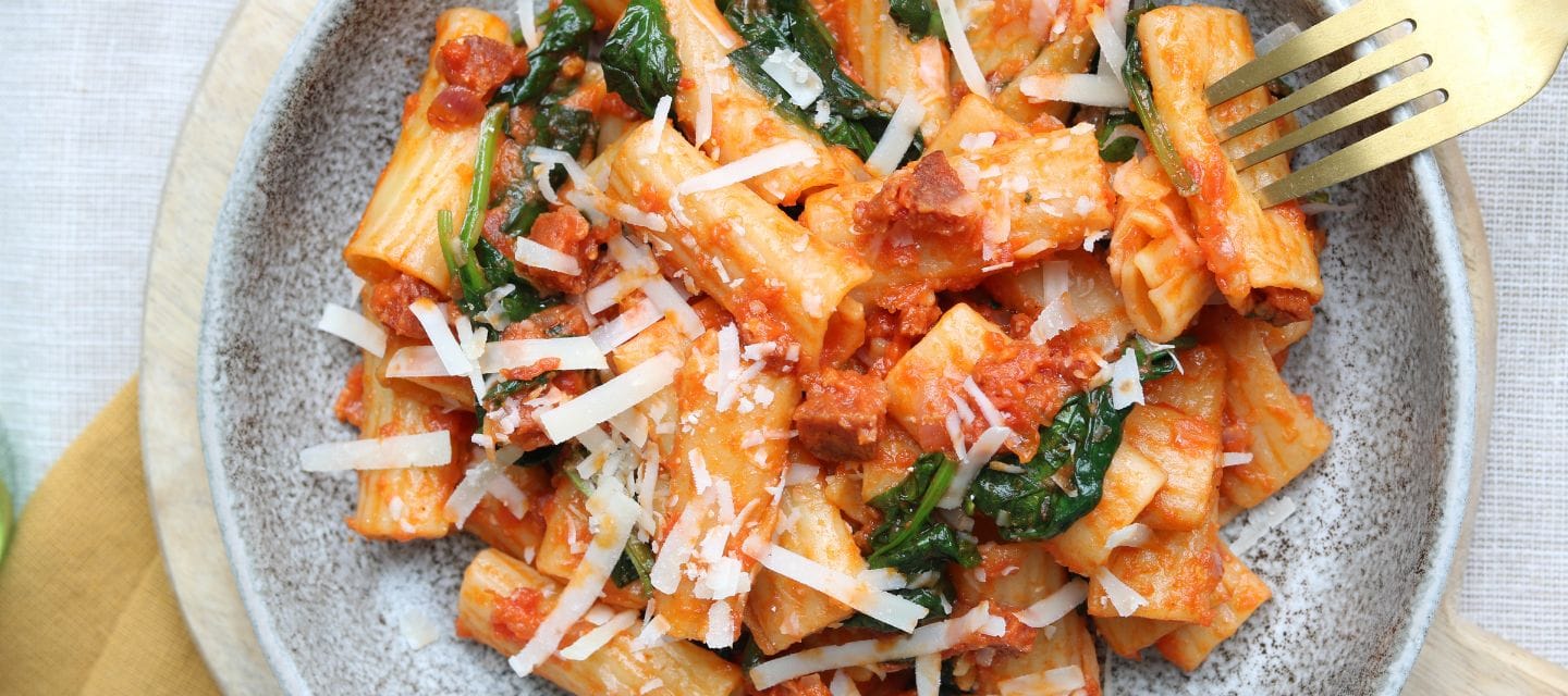 Pasta chorizo