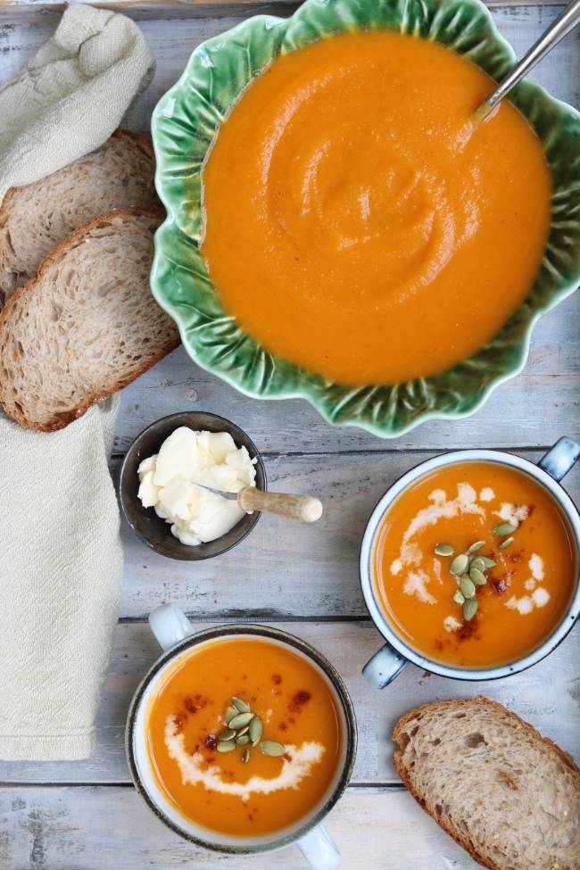 Pompoensoep zonder gedoe 