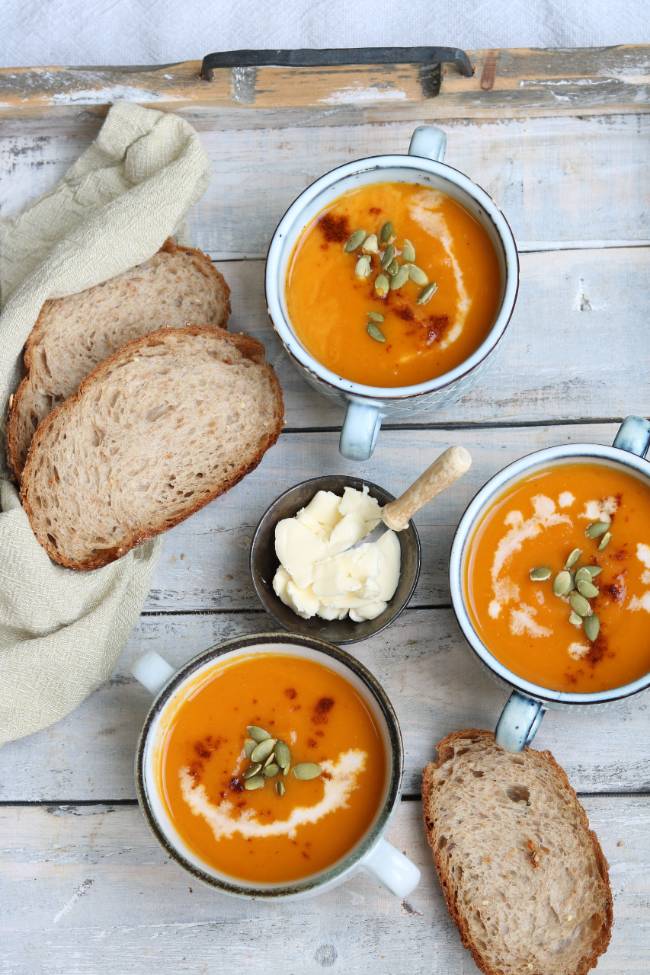 Pompoensoep met wortel