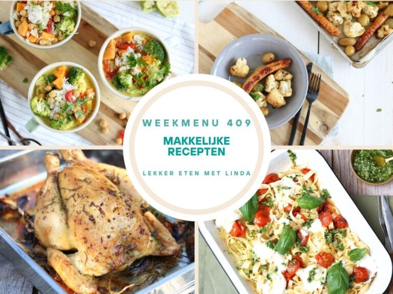 Wat eten we vandaag weekmenu