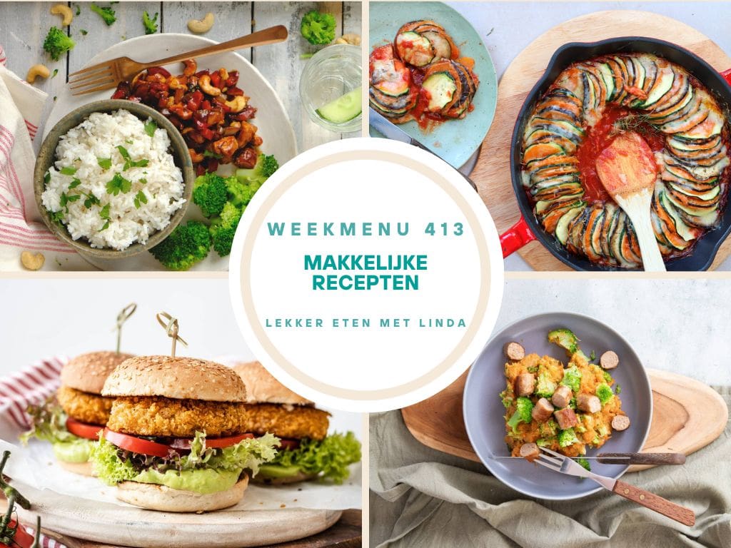 Wat eten we vandaag weekmenu