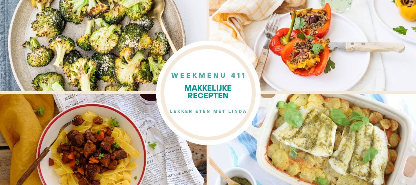 Weekmenu gezonde recepten