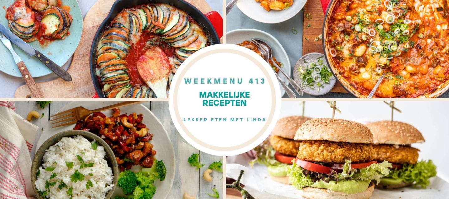 Weekmenu gezonde recepten