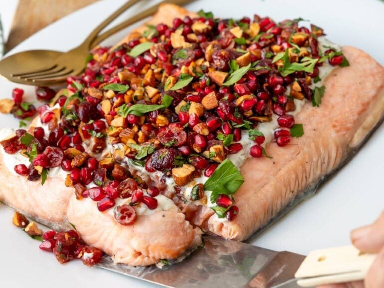 Kerst zalm uit de oven