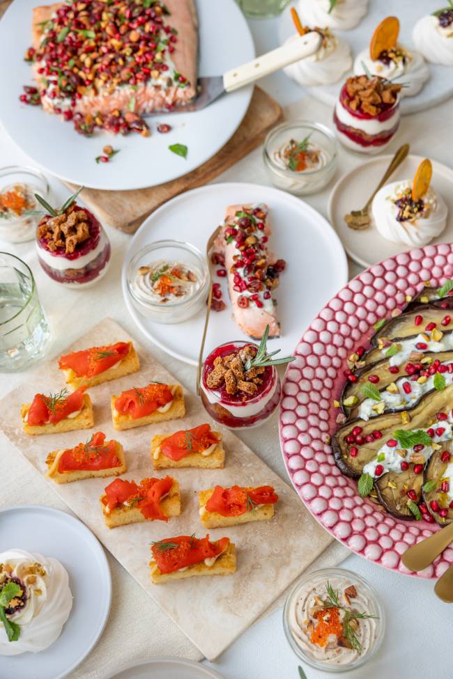 Kerstzalm uit de oven