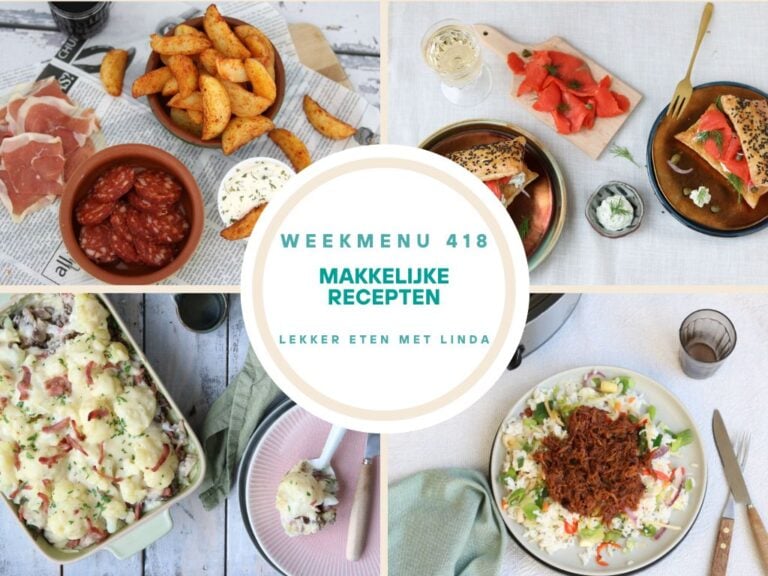 Wat eten we vandaag weekmenu