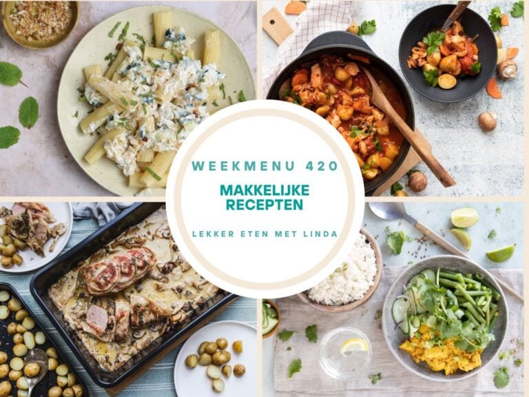 Wat eten we vandaag weekmenu