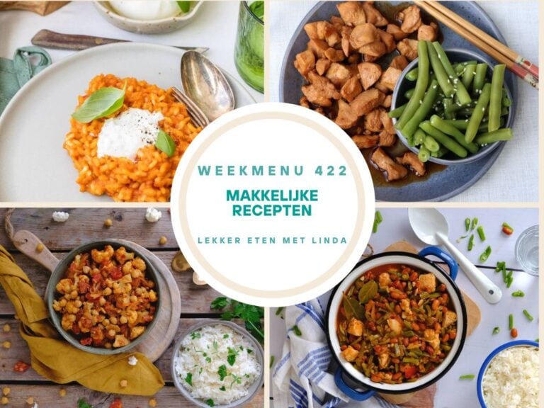 Wat eten we vandaag weekmenu