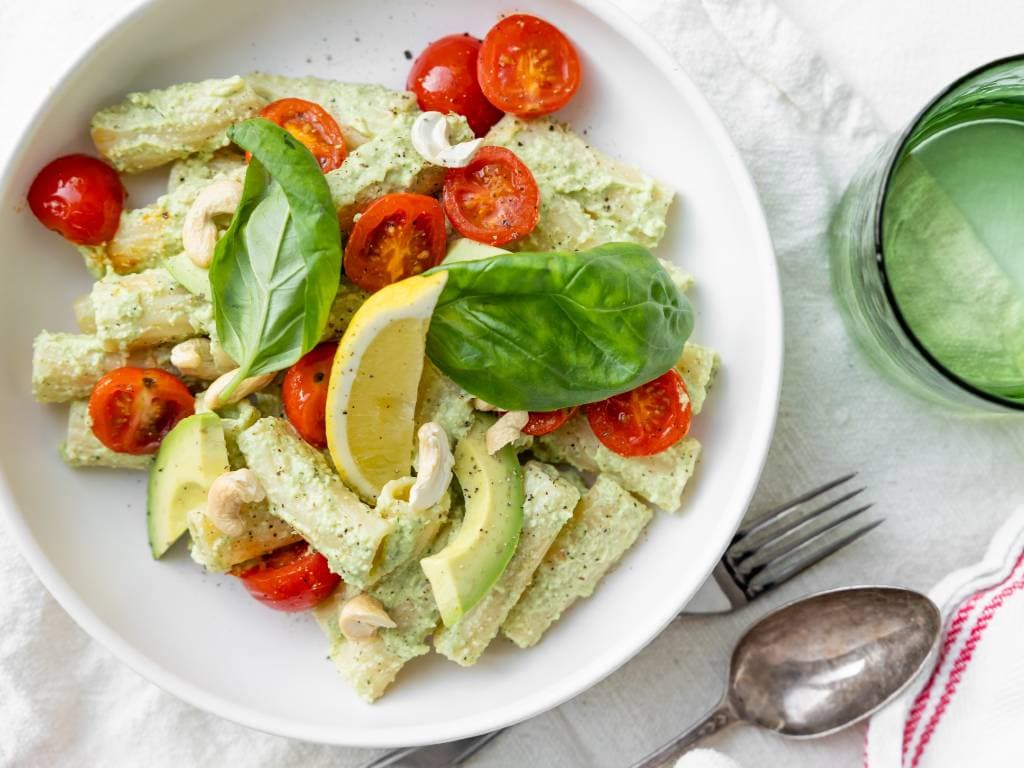 Avocado pasta in 15 minuten