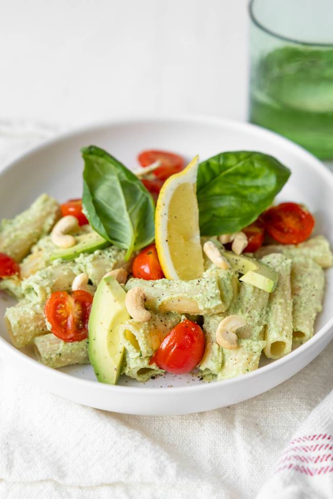 Avocado pasta in 15 minuten, makkelijke recepten zonder gedoe