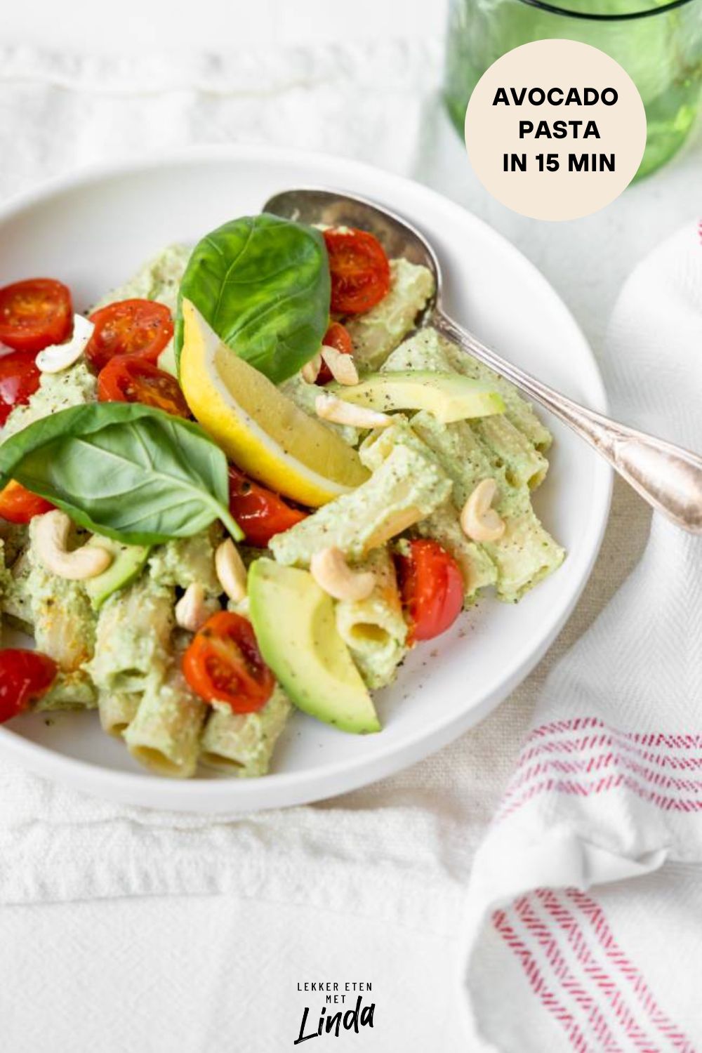 Avocado pasta in 15 minuten