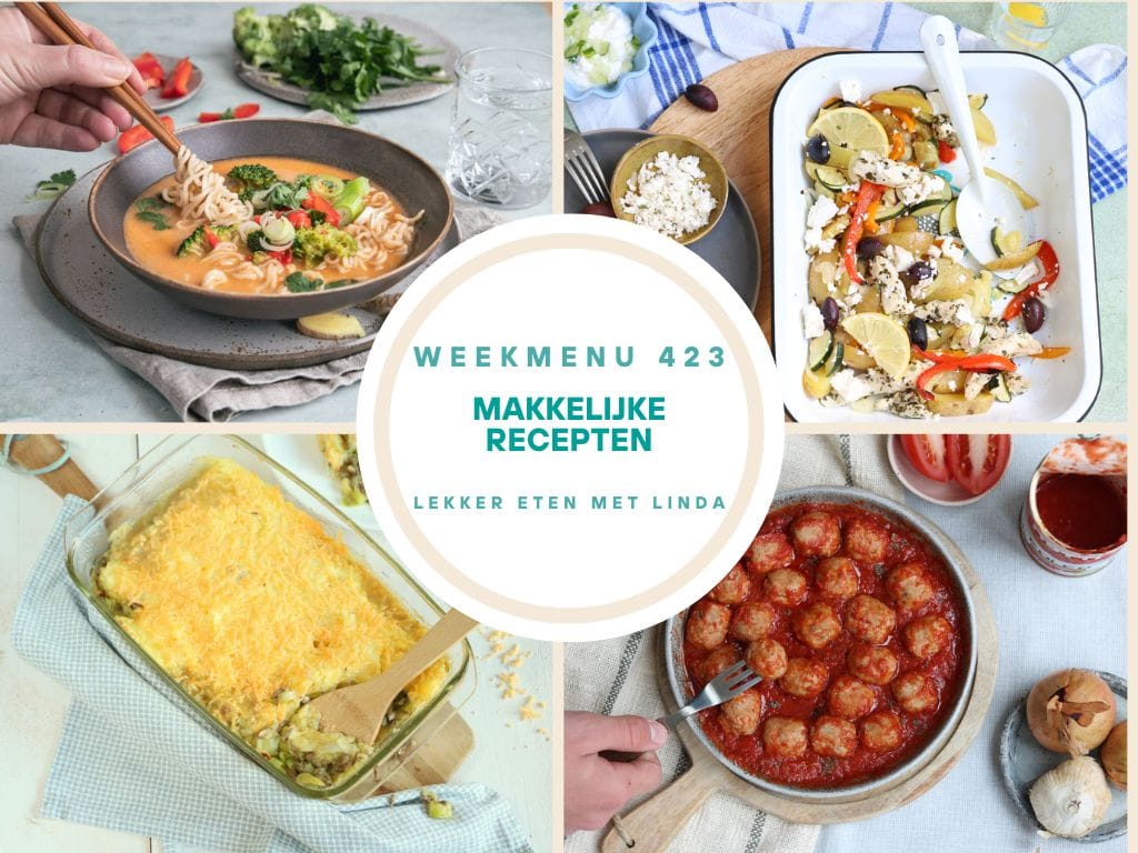 Wat eten we vandaag weekmenu