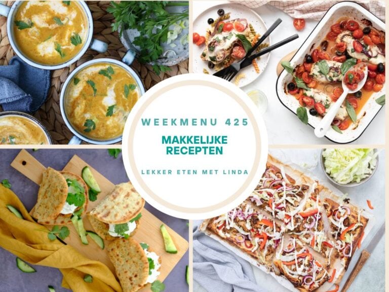 Wat eten we vandaag weekmenu