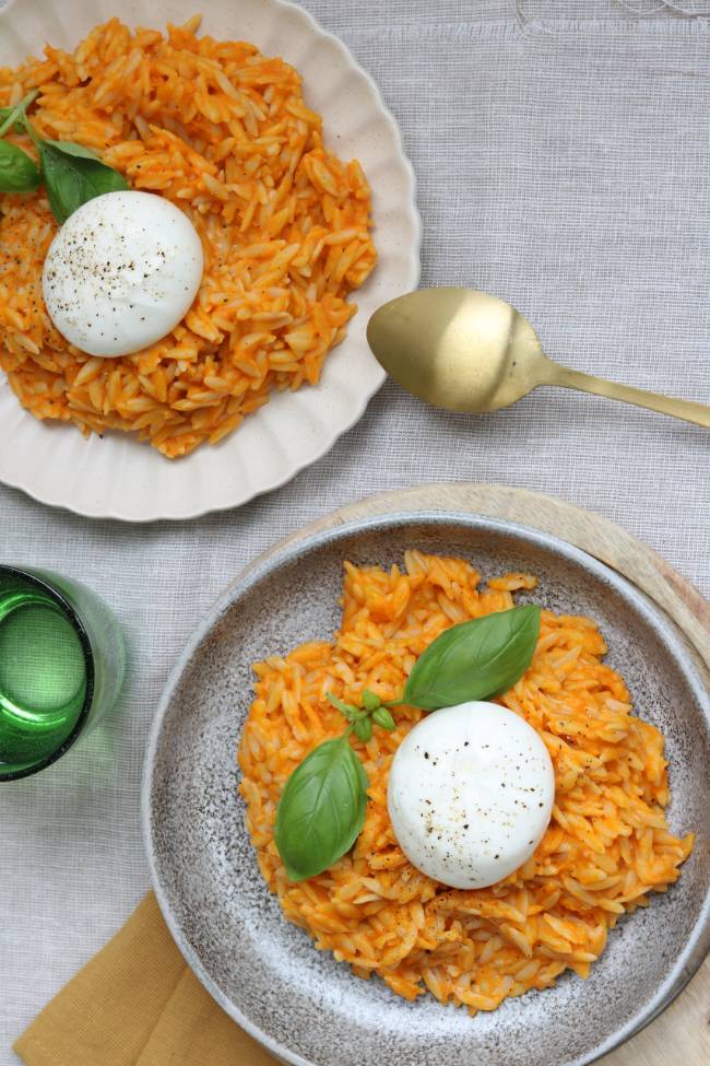 Pastasaus met geroosterde groenten 