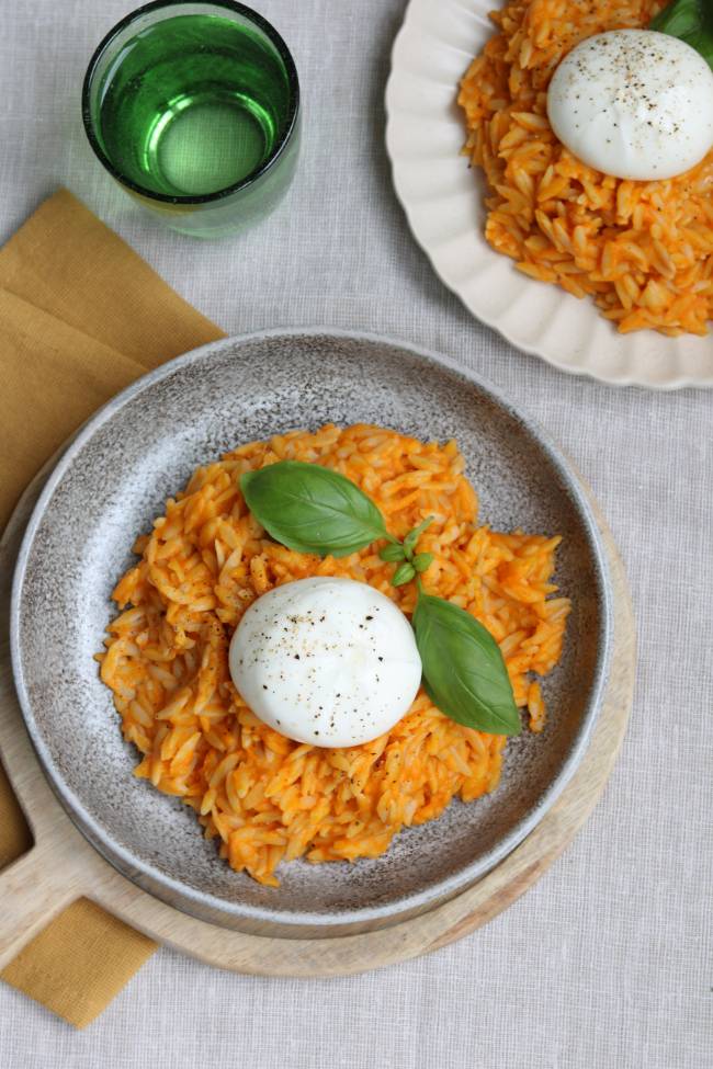 Pastasaus met geroosterde groenten 