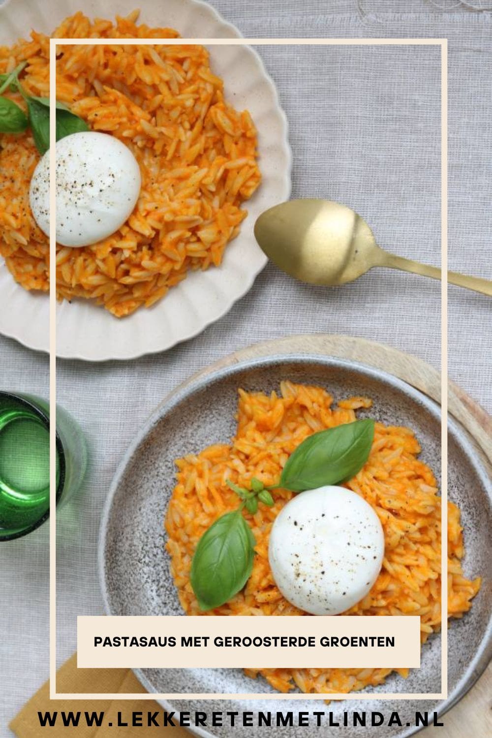 Pastasaus met geroosterde groenten uit de oven