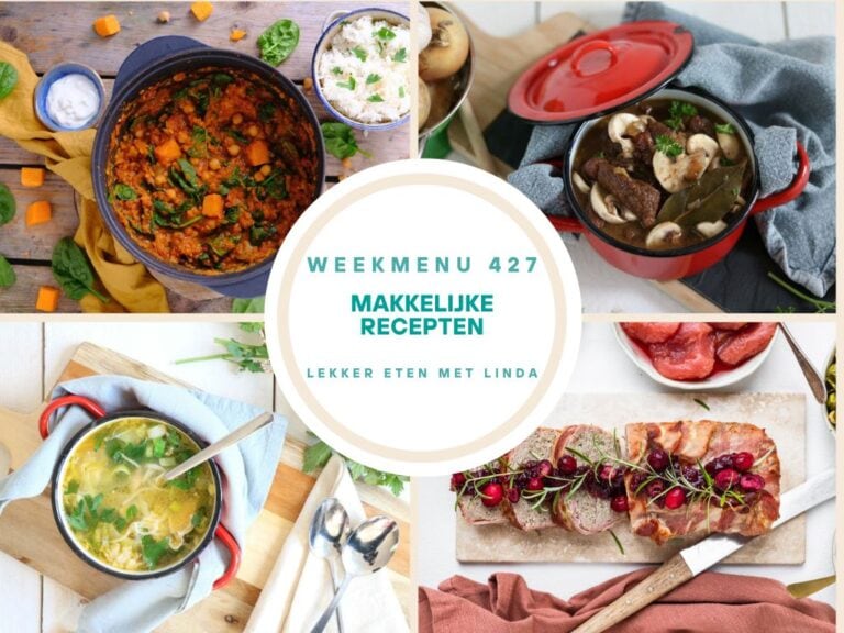 Wat eten we vandaag weekmenu