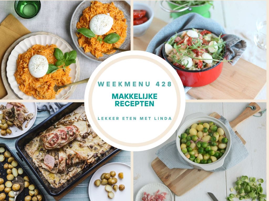 Wat eten we vandaag weekmenu