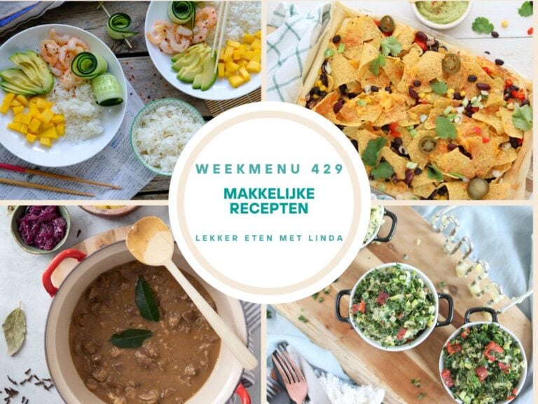 Wat eten we vandaag weekmenu