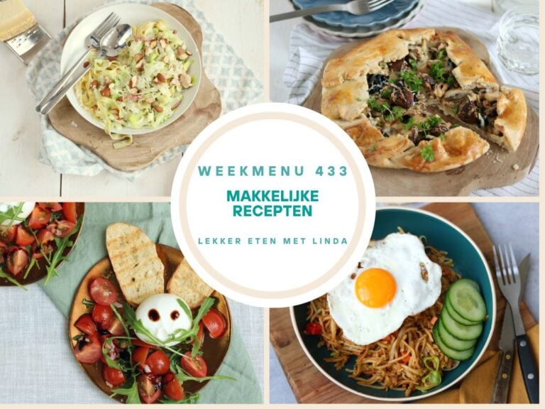 Wat eten we vandaag weekmenu