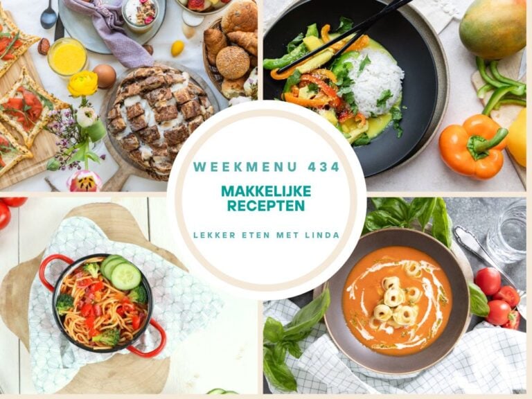 Wat eten we vandaag weekmenu