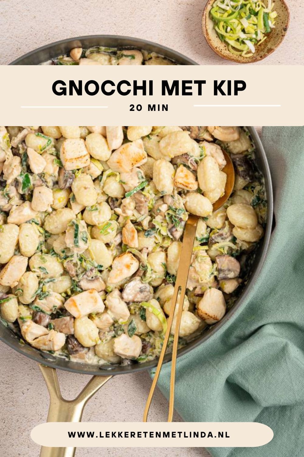 Gnocchi met kip in 20 minuten op tafel