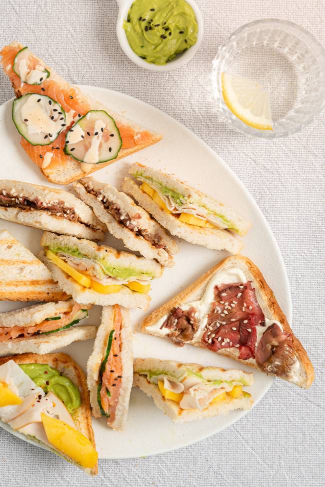 High tea sandwiches maken