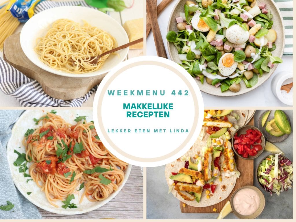 Wat eten we vandaag weekmenu