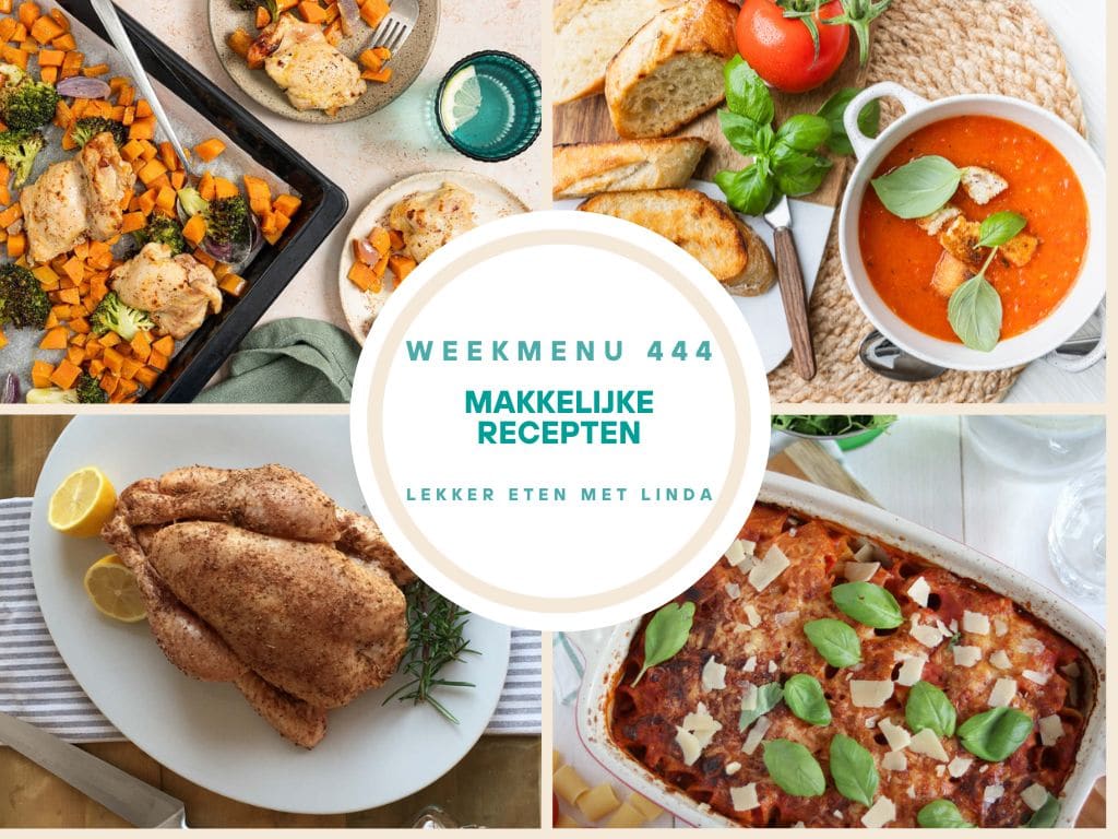 Wat eten we vandaag weekmenu