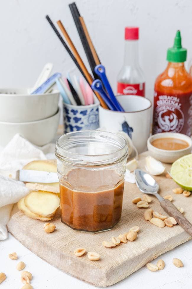 Pindakaas dressing recept maken
