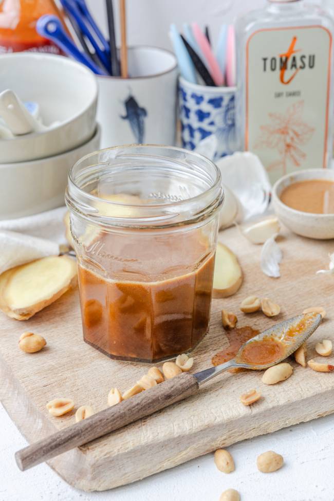 Pindakaas dressing recept