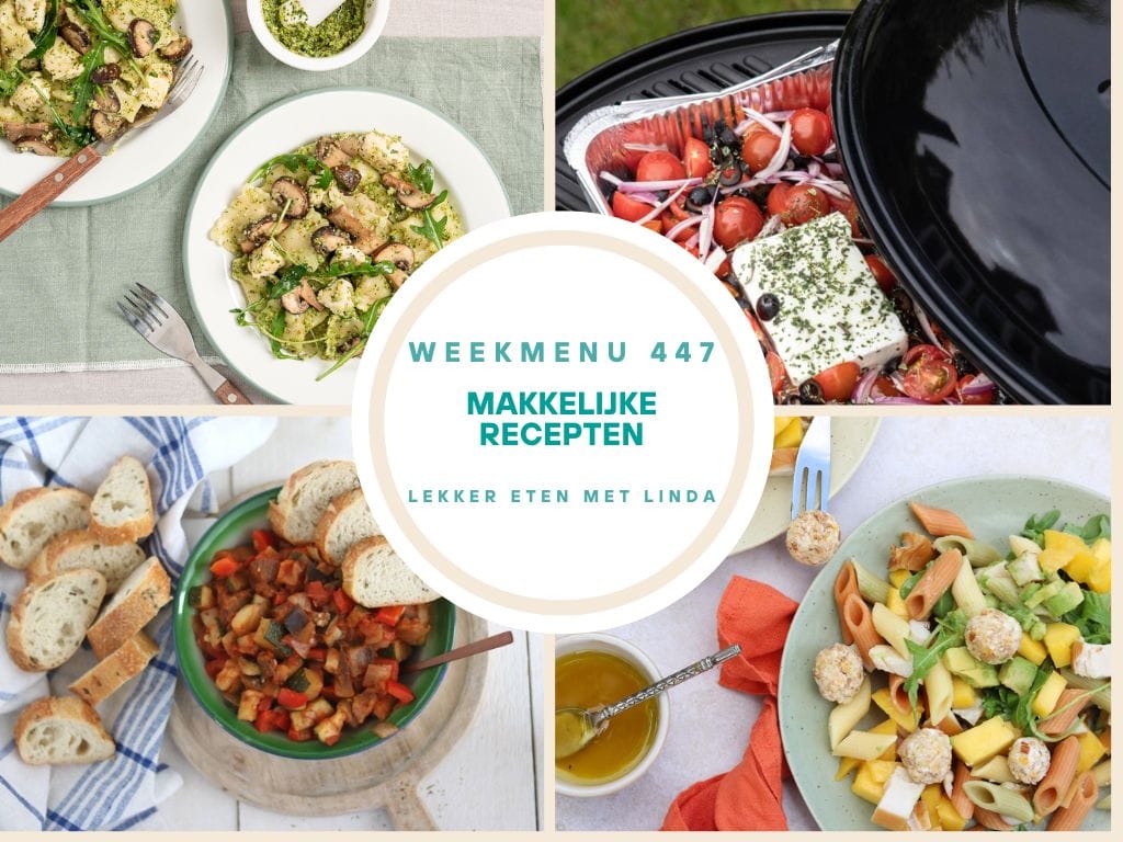 Wat eten we vandaag weekmenu