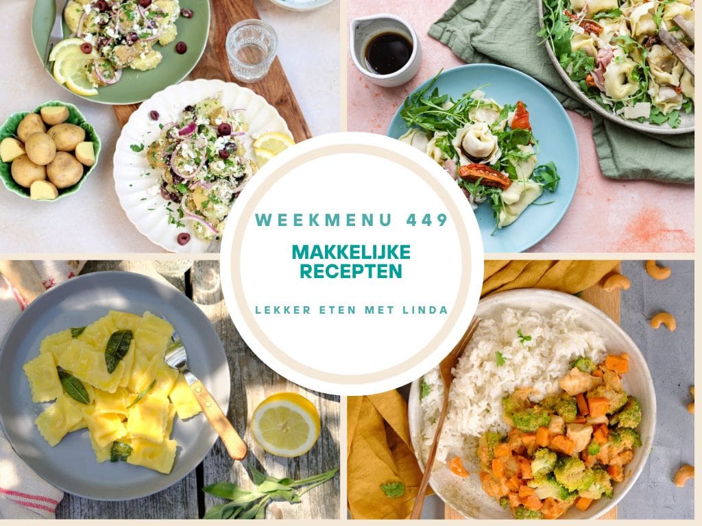 Wat eten we vandaag weekmenu